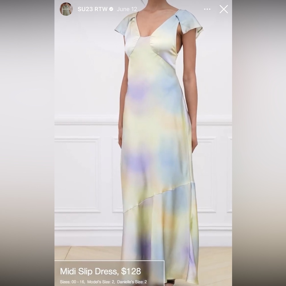 WWW midi slip dress - Picture 2 of 5
